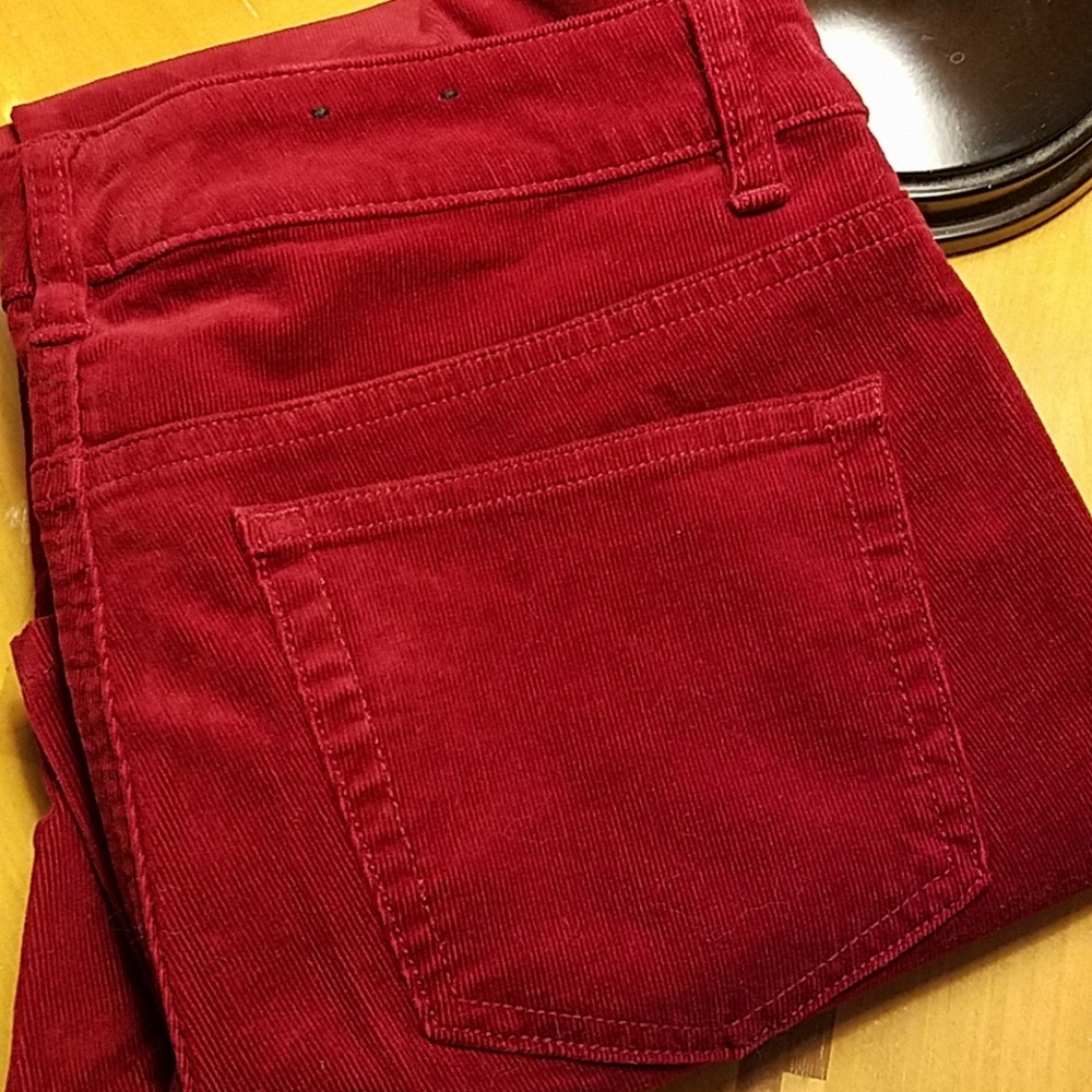 Chaps Deep Red Corduroy Pants sz 6
